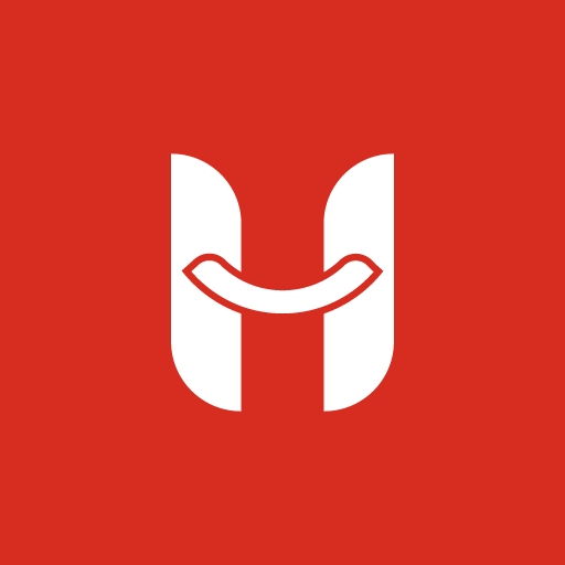رنگپذیری لوگو هارمونی در رنگ قرمز